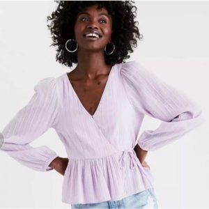 American Eagle Lavender Blouse